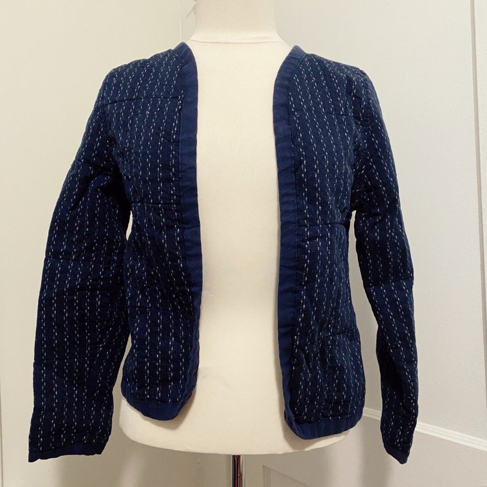 Lightweight Quilted Indigo Jacket